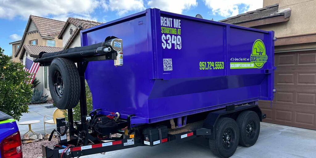 dumpster sizes for temecula renovation